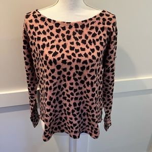 NWT Nally & Millie Cheetah Sweater XL